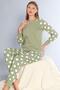 Women's Cotton Long Sleeve Pajama Set 09-272 - 2