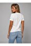 Varsity Chest Embroidered Regular Fit Women's T-Shirt - 5