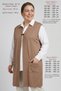 Large Size Women's Anti-Sweat High Quality Premium Viscose Embroidered Mother's Vest with Brooch Summer Thin Textured