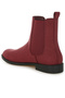 Women's Low Block Heel Chelsea Boots In Burgundy - 3