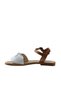 White Tan Leather Women's Sandals 01Wu3424 - 4