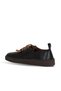 Black Light Brown Leather Women's Flat Shoes 01Wf1803 - 4