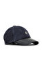 Blue Leather-Suede-1 Men's Hat - 3