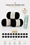 Giza Premium Mercerized Cotton Hand Knitting Yarn 10 Pack 500 Gr 2457 - 3