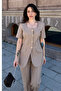 Half Sleeve Linen Double Set