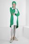 TWO COLOR TUNIC WITH ELASTIC CUFFS 43914