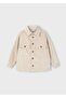 Boy's Velvet Shirt Cream - 2