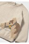 Boy's Animal Print Sweater Beige for Ages 1-4 - 4