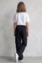 Elastic Waist Wide Leg Relaxed Fit Girls School Sweatpants with Cargo Pockets - 4