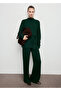 Knit Pants with Stitching Details - 2