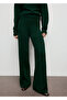 Knit Pants with Stitching Details