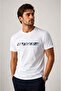 Regular Fit Men's Woven Cotton Chest Printed T-Shirt - 2