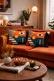 Double Sided Rectangular Throw Pillow Cover 2-Piece DS20