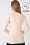 Women's Long Sleeve Crew Neck Bodysuit - 100% Cotton - 4