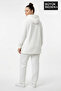 Large Size Hooded Ny New York Printed Tunic Slim Sweatshirt Spr26Btk991-1 - 2