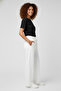 Women's Two Thread Comfortable Fit High Waist Wide Leg Pants Spr26Eak988 - 2