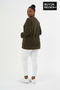 Women's Plus Size Handwritten California Printed Crew Neck Thin Sweatshirt Spr26Bswk956-7 - 3