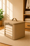5-Piece Set of Sweater and Clothing Storage Bags – Foldable Fabric Organizer with Window - 4