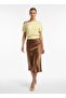 26034 Women's Boat Neck Asymmetrical Sleeve Stone-Stitched Modal Combed Cotton Blouse - 4
