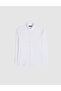 White Textured Regular Fit Short Sleeve Shirt 50320859-Vr013 - 6