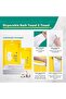 Disposable Travel Set:1 Towel,2 Bath Towels,1 Thick Four Piece Set - 2