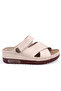 Dza37-3005 Beige Daily Orthopedic Women's Slippers - 2