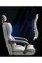 Office Chair, Adjustable Height with Back Support & Arms for Home Computer Desk - 4
