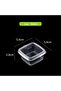 50-Pack 2oz Disposable Square Sauce Cups, Integrated Lid Design, PP Material - 2