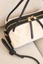 Women's Canvas Handbag Linen Fabric Leather Detailed Stylish Daily Shoulder Bag Width24 Length14 - 5