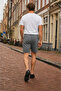 Men's Regular Lace-Up Casual Smoked Basic Shorts - 6