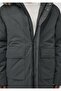 Hooded Green Men's Coat M0110472-71598 - 6