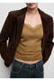 Wool Blend Lace Blouse - 7