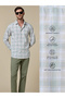 The Sage Check Green Cotton Checks Shirt Comfort Fit - 3