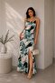 Thin Strap Slit Detailed Dress - 3