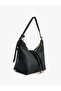Faux Leather Straps with Zipper and Lace Detail Shoulder Bag - 3