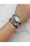 Steel Black - Silver Color Snake Watch - 3