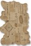 Sdt Fish Theme Patterned Modern Woven Base Decorative Carpet Mosso3436