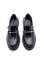 Women's Loafer Thick Sole Buckle Casual Shoes Zolez Black Opening - 7
