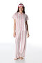 Off-White Rosy Stripes Cotton Piece Shirt and Pants Pajama Set