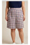 Desene Unisex White Navy Blue Pink Battal Combed Cotton Capri Shorts