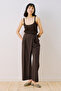 Anvelop Clothing Fabric Pants Brown