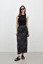 PATTERNED TULK SKIRT LOTUS - 7