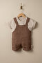 Muslin Salopetli 2-Piece Summer Set