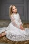 White Lace Children's Evening Dress Age 11/15