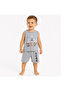 Atabay 122-05-25 Baby Boy Suit Zero Sleeve Shorts Ruff Printed 9/24 Months