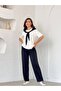 Shawl Collar Garnished Modal Fabric Women's Tracksuit Set Lycra Cotton Comfortable Casual and Stylish Bottom Top Summer Tracksuit Set - 4