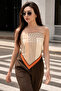Choose Your Style Orange V Line Scarf / Bandana / Accessory / Shawl / Scarf 70X70 - 2