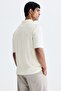 Tekstüre Triko Polo Tişört Regular Fit - 5