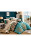 Katre Ranforce 100% Cotton Double Duvet Cover Set