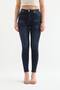Women's Dark Blue Slim-Fit Jeans - 7